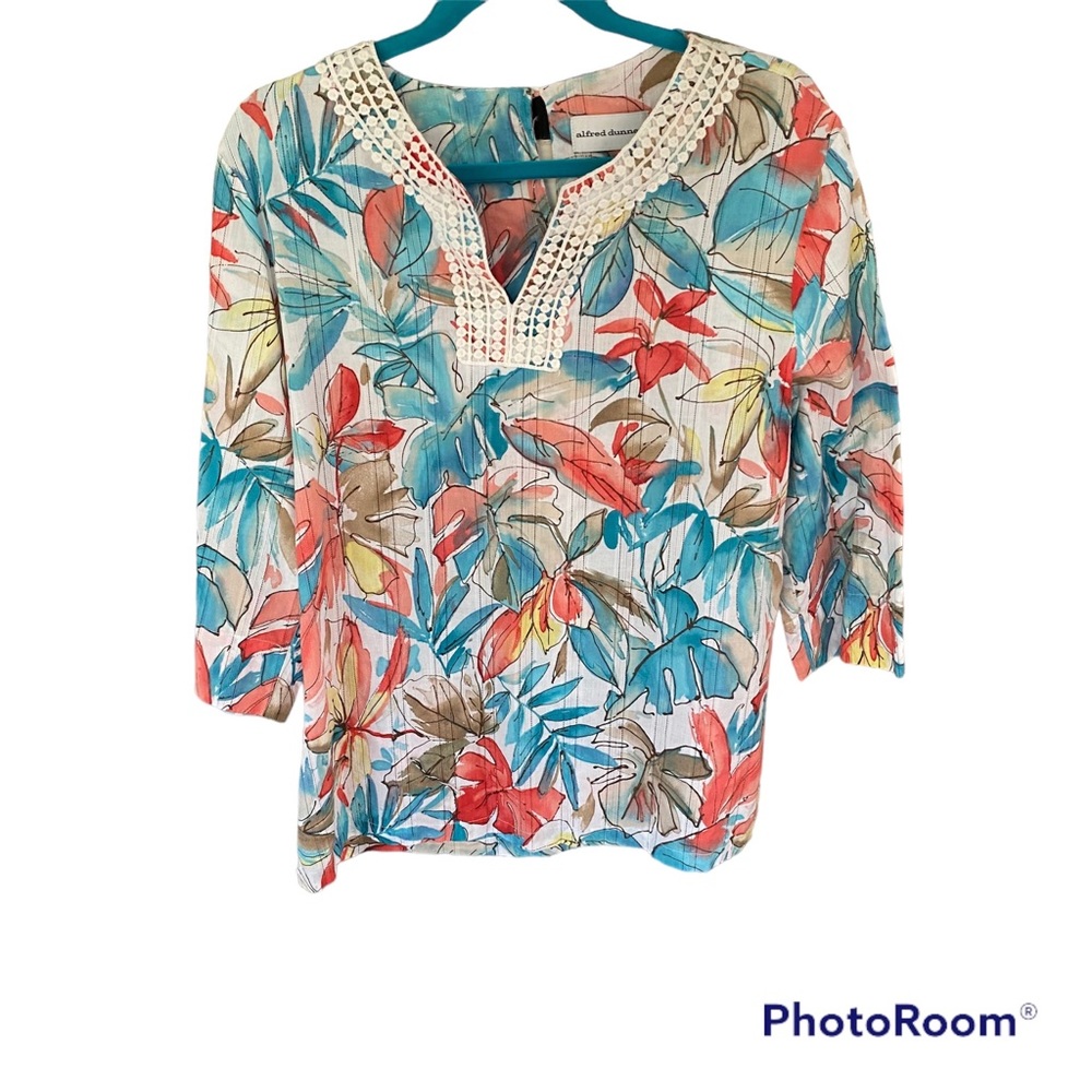 Alfred Dunner Plus sz16 Women’s Colorful Pull Over Blouse